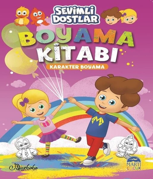 Karakter Boyama-Sevimli Dostlar Boyama Kitabı