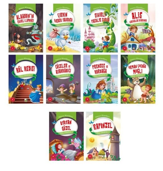 Tadım Masallar Seti-10 Kitap Takım