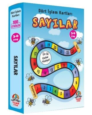 Dört İşlem Kartları - Sayılar (3 - 6 Yaş)