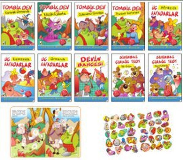 Çıkartmalı Masallar (10 Kitap Takım)