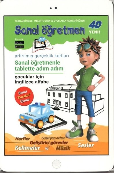Sanal Öğretmen-Çocuklar için İngilizce Alfabe