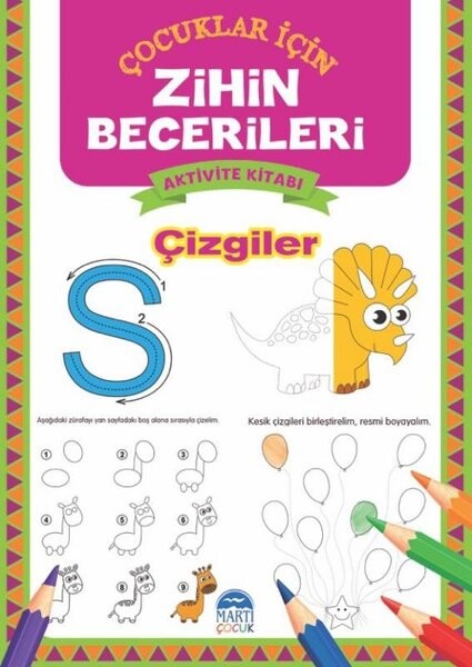 Çizgiler - Çocuklar için Zihin Becerileri Aktivite Kitabı