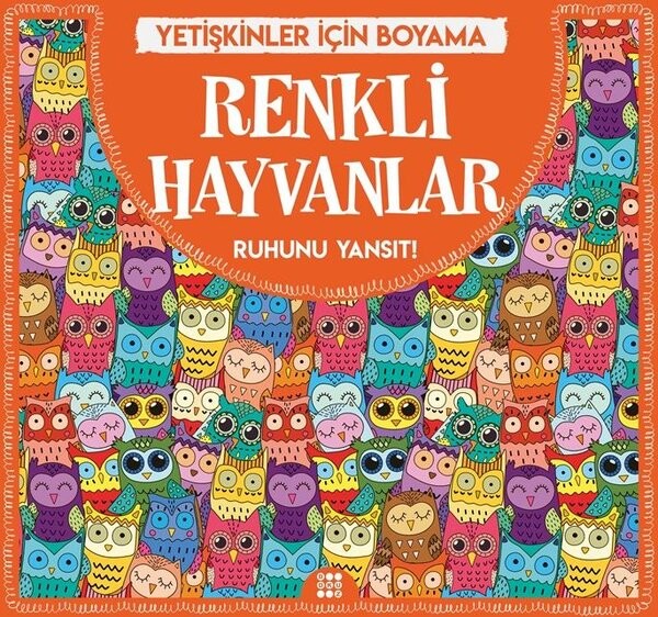 Renkli Hayvanlar-Yetişkinler İçin Boyama