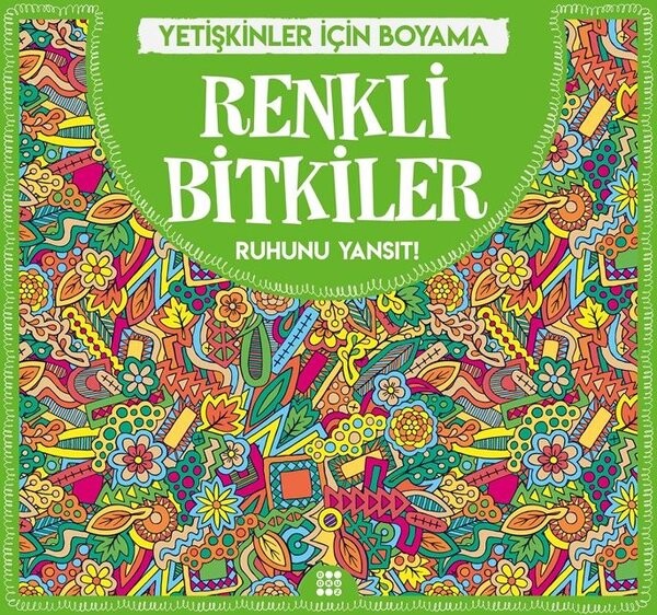 Renkli Bitkiler-Yetişkinler İçin Boyama
