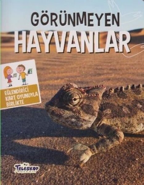 Görünmeyen Hayvanlar Eğlendirici Kart Oyunu ile Birlikte