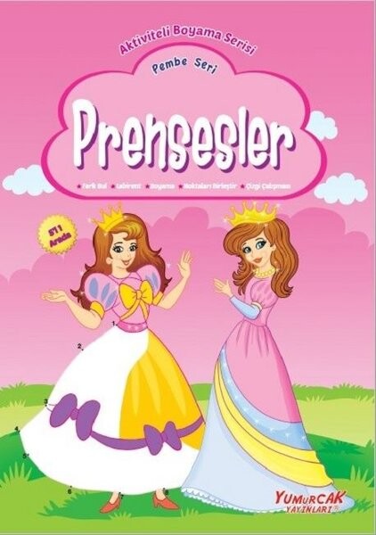 Prensesler Pembe Seri-Aktiviteli Boyama Serisi